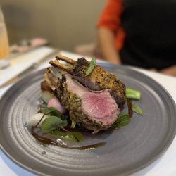 The WineSellar & Brasserie - Grilled lamb rack