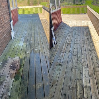 Barefoot Power Washing - Before/After deck cleaning - Home Cleaning Near Me Barefoot Power Washing - Before/After deck cleaning - Home Cleaning Near Me