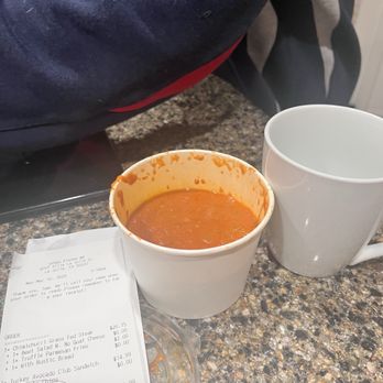 Urban Plates - Bowl of Urban Plates Tomato Basil soup. - New American Near Me - La Jolla, California