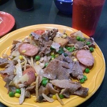 HuHot Mongolian Grill - My first plate! - Chinese Near Me - Tulsa, Oklahoma HuHot Mongolian Grill - My first plate! - Chinese Near Me - Tulsa, Oklahoma