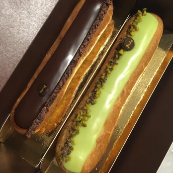 La Maison du Chocolat - Chocolate and pistachio eclairs - Chocolatiers & Shops Near Me - Paris, 75