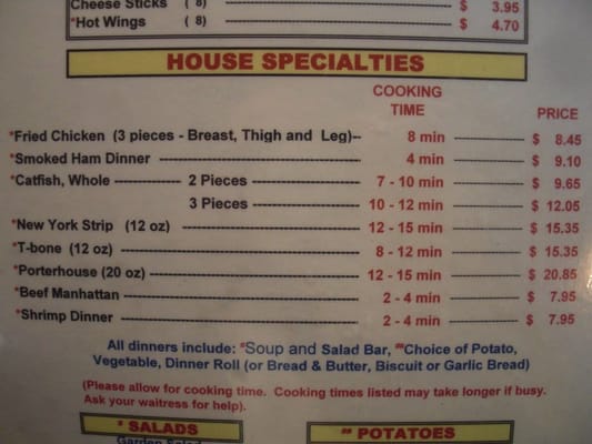 Menu photo 7 Sunrise Diner Lafayette, IN