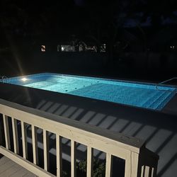 Aegean Pools - Night view!