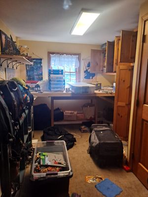 Client #3 - Client needed help re-organizing the attic, workspace/game/sports equipment storage room.