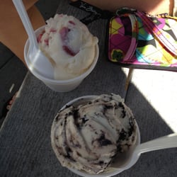 Conehead's Ice Cream - Banana oreo and frozen berry