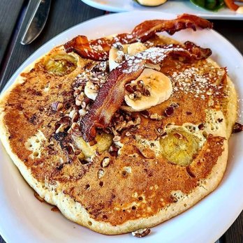 Ruby Sunshine Homewood - Banana Pecan Pancakes - Breakfast & Brunch Near Me - Birmingham, Alabama Ruby Sunshine Homewood - Banana Pecan Pancakes - Breakfast & Brunch Near Me - Birmingham, Alabama