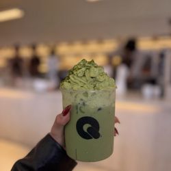 Q Specialty Coffee - Yuzu matcha air cream cloud