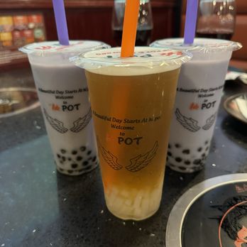Hi Pot - Taro milk tea and lychee fruit tea - Hot Pot Near Me - Pottstown, Pennsylvania Hi Pot - Taro milk tea and lychee fruit tea - Hot Pot Near Me - Pottstown, Pennsylvania