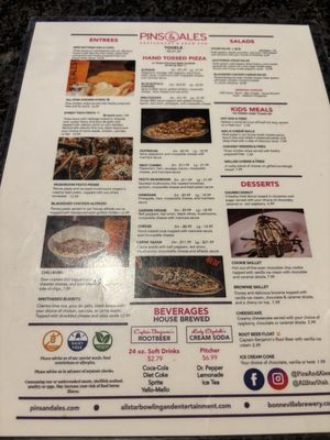 Menu photo 1 Pins & Ales Tooele, UT Menu photo 1 Pins & Ales Tooele, UT