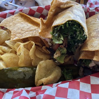 Olde Bay Cafe - Blackened scallop wrap. - New American Near Me - Dunedin, Florida