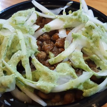 KABOB-iSH - Chickpea bowl, too much onions - Mediterranean Near Me - Duluth, Georgia