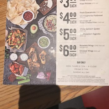 Chili's - Happy Hour menu - American Near Me - Carson, California