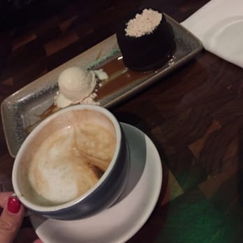 The Henry - Chocolate peanut butter molten lava cake with coffee - New American Near Me - Phoenix, Arizona