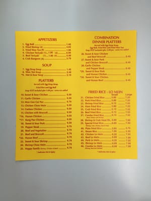 Menu photo 8 Egg Roll Express Edmond, OK
