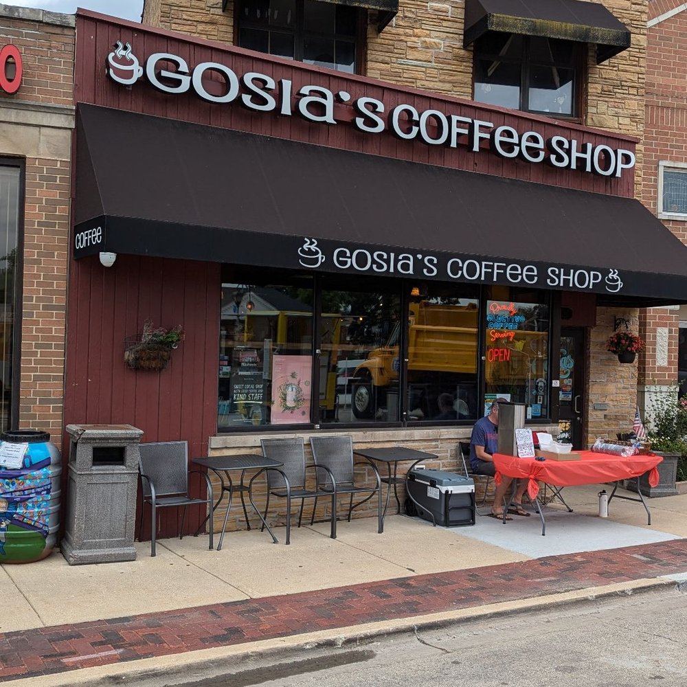 Gosia's Coffee Shop - Front - Coffee & Tea Near Me - Brookfield, Illinois Gosia's Coffee Shop - Front - Coffee & Tea Near Me - Brookfield, Illinois
