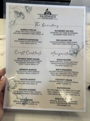 Menu photo 1 Fairways Kitchen & Bar Oceanside, CA Menu photo 1 Fairways Kitchen & Bar Oceanside, CA