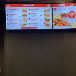 Mad Chicken - Partial menu pic