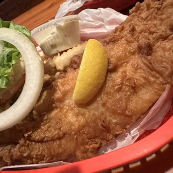Brass Ring Pub - Fried Fish Sandwich - Sports Bars Near Me - Royal Palm Beach, Florida