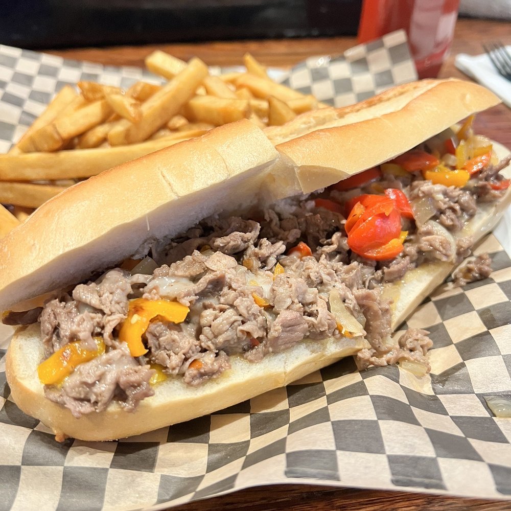 Mama's Gastropub - The Cheese Stake "Special " - Sports Bars Near Me - Wharton, New Jersey Mama's Gastropub - The Cheese Stake "Special " - Sports Bars Near Me - Wharton, New Jersey