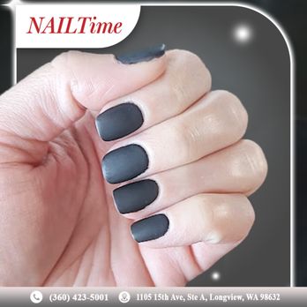 Nail Time - Simplicity is always in style.  Black nails make the perfect foundation for any look, from classic to creative. - Nail Salons Near Me - Longview, Washington