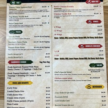 Roll N Crust - Back of menu - Pizza Near Me - Fremont, California Roll N Crust - Back of menu - Pizza Near Me - Fremont, California