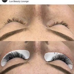 Lashes before and after Lashes before and after