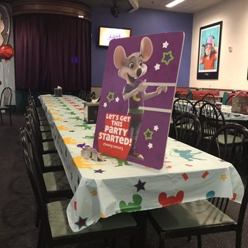 Chuck E. Cheese - Party set up for birthdays - Pizza Near Me - Henderson, Nevada