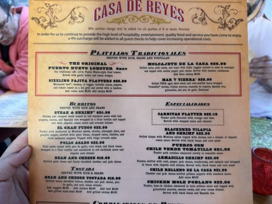 Menu photo 3 Casa De Reyes San Diego, CA Menu photo 3 Casa De Reyes San Diego, CA