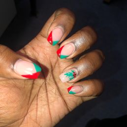 These are a week old but still love my Christmas nails! These are a week old but still love my Christmas nails!
