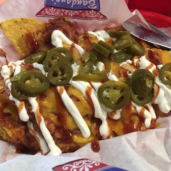 Bandana's Bar-B-Q - St. Joseph - Half order chicken nachos (sauce was SWEET) - Barbeque Near Me - Saint Joseph, Missouri Bandana's Bar-B-Q - St. Joseph - Half order chicken nachos (sauce was SWEET) - Barbeque Near Me - Saint Joseph, Missouri