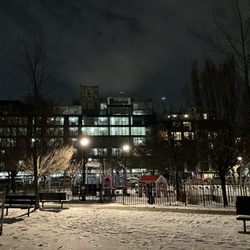 Murray Playground - Playground on a winter evening