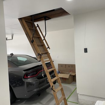 Ballart's General Construction - Super convenient attic access ladder - General Contractors Near Me