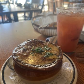 Laperaux Bistro - Onion soup ! Cheese was so good! - French Near Me - Germantown, Maryland Laperaux Bistro - Onion soup ! Cheese was so good! - French Near Me - Germantown, Maryland