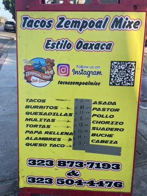Tacos Zempoal Mixe Taco Stand by null