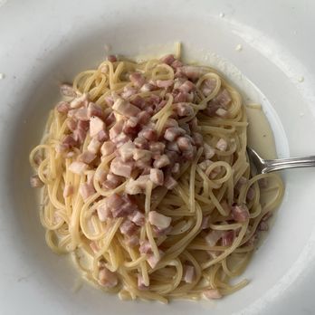 Osteria Romantica - Spaghetti Carbonara - Italian Near Me - La Jolla, California