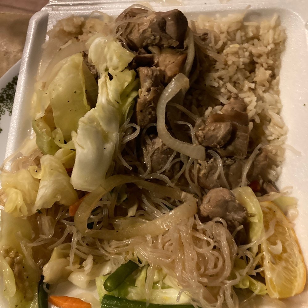 Jeff's Cuisine - My son ordered for me, so I'm not sure what this is other than downright delicious. We also had lumpia which was finished before we left. - Filipino Near Me - Atwater, California Jeff's Cuisine - My son ordered for me, so I'm not sure what this is other than downright delicious. We also had lumpia which was finished before we left. - Filipino Near Me - Atwater, California