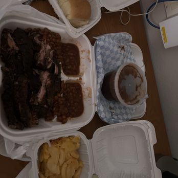 Emma’s BBQ - 2 way dinner combo with brisket and ribs, Mac and cheese, beans, and rolls. - Barbeque Near Me - Bremerton, Washington Emma’s BBQ - 2 way dinner combo with brisket and ribs, Mac and cheese, beans, and rolls. - Barbeque Near Me - Bremerton, Washington