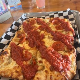 Detroit Style Pizza
