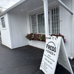 Fred's Diner - Outside of Fred's.