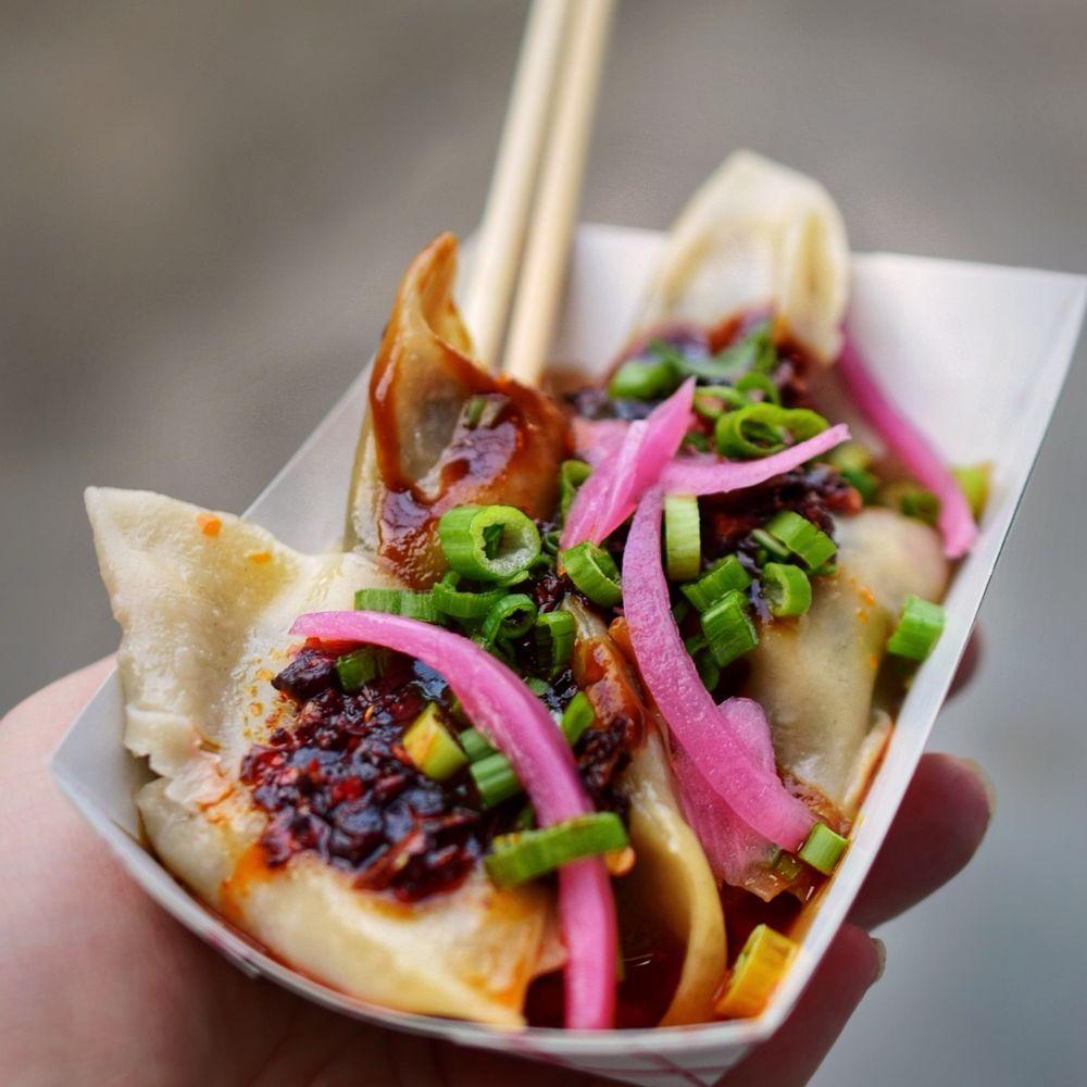 Veg Dumplings with Chili Crunch Veg Dumplings with Chili Crunch