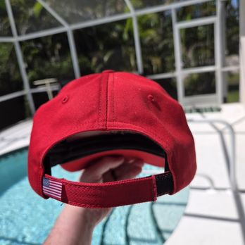 Leatherneck For Life - Structured hat red back Velcro sized to fit me - Men's Clothing Near Me - Manchester, New Hampshire Leatherneck For Life - Structured hat red back Velcro sized to fit me - Men's Clothing Near Me - Manchester, New Hampshire