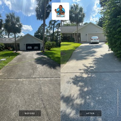 Keturah’s driveway - This one was a long one but very very satisfying to say the least, it would’ve been unjust of me to leave her driveway looking the way it did but once I got to it an hour later her driveway looked brand new! She was so happy. Keturah’s driveway - This one was a long one but very very satisfying to say the least, it would’ve been unjust of me to leave her driveway looking the way it did but once I got to it an hour later her driveway looked brand new! She was so happy.