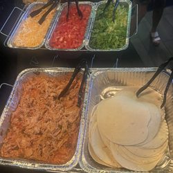 Molly's Pub - Chicken taco bar delicious and fresh
