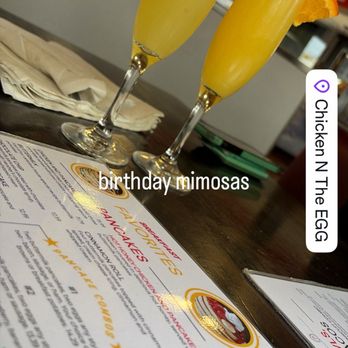 Chicken 'N The Egg - pineapple and oj mimosas - Breakfast & Brunch Near Me - Fort Walton Beach, Florida Chicken 'N The Egg - pineapple and oj mimosas - Breakfast & Brunch Near Me - Fort Walton Beach, Florida