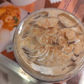 Deersheep Coffee - Peanut butter powder sprinkled on top. - Coffee & Tea Near Me - Fullerton, California