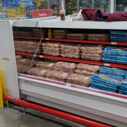 a display of food