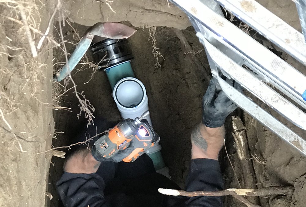 Slide of Drainline Services