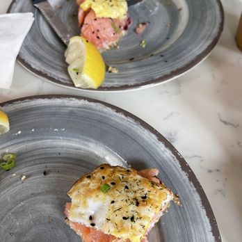 Pop's Espresso Bar - Salmon toast with beets and yogurt- so delish!!! - Cafes Near Me - New Rochelle, New York Pop's Espresso Bar - Salmon toast with beets and yogurt- so delish!!! - Cafes Near Me - New Rochelle, New York