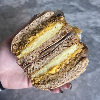 Think Coffee - Vegan egg and Cheese with BE Hive Sausage - Coffee & Tea Near Me - Brooklyn, New York