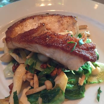 Chez Nous - Fish w/chanterelles - French Near Me - Charleston, South Carolina Chez Nous - Fish w/chanterelles - French Near Me - Charleston, South Carolina